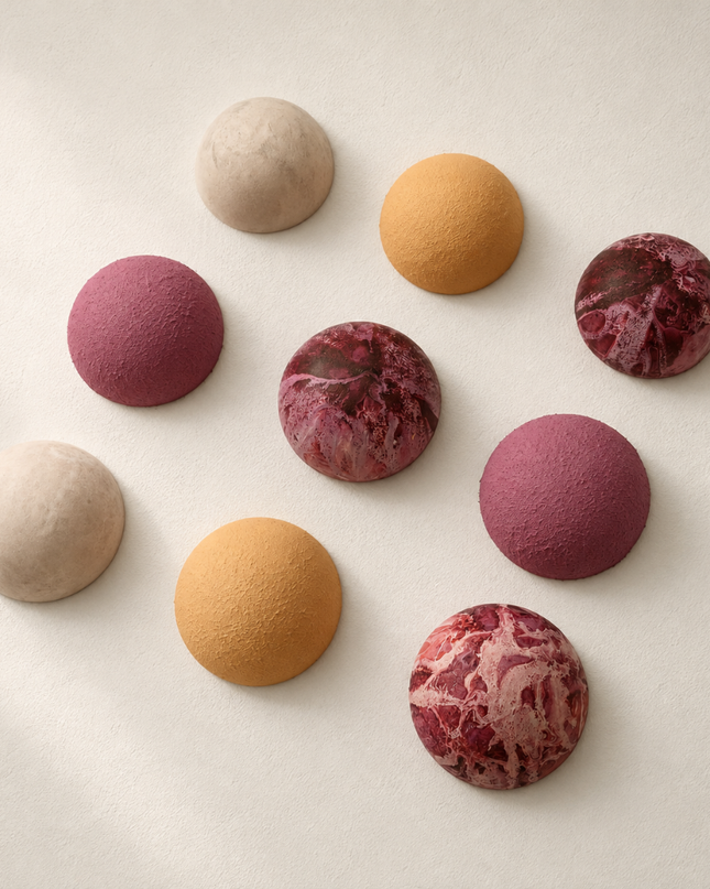 Wallipop Mulberry Dune Duvar Dekoru | Wallibex / Tek ve eşsiz Wallipop Mulberry Dune; alçı üzerine el boyaması 9 parçalı, dokulu ve şablonlu duvar dekoru.