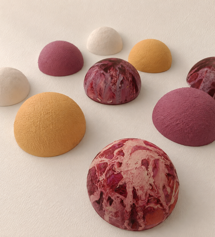 Wallipop Mulberry Dune Duvar Dekoru | Wallibex / Tek ve eşsiz Wallipop Mulberry Dune; alçı üzerine el boyaması 9 parçalı, dokulu ve şablonlu duvar dekoru.