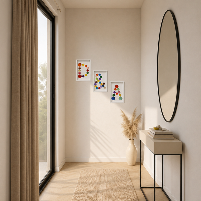 Wallnom Bold Ampersand Duvar Tablosu | Canlı Renkli 3 Boyutlu "&" Duvar Dekoru