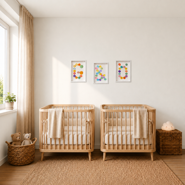 Wallnom Soft Ampersand Duvar Tablosu | Pastel Renkli 3 Boyutlu "&" Duvar Dekoru