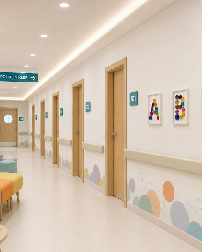 Wallnom Bold Harf Duvar Tablosu | Canlı Renkli 3 Boyutlu Epoksi Harf Dekoru